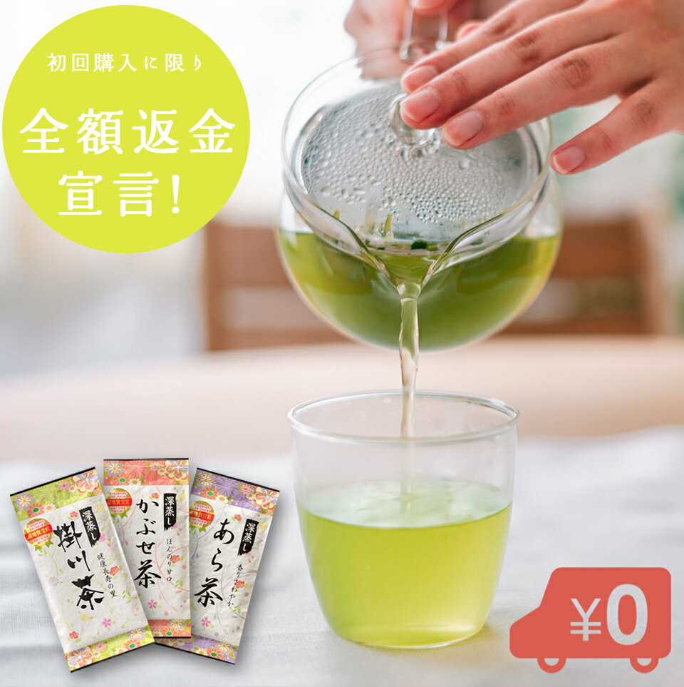 お茶 日本茶 3本セット 3種類飲み比べ 選べるセット内容 80g×3袋セット 掛川茶 かぶせ茶 あら茶 深蒸し茶 茶葉 深むし茶 日本茶 お茶 茶 送料無料 期間限定 深蒸し茶 掛川茶 静岡茶 煎茶 緑茶 深むし茶 ギフト 仏用 志 福袋 茶葉 急須用